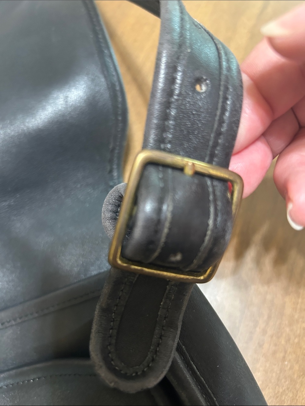 Vintage Coach Classic Black Leather Men’s Briefcase Bag - Timeless Work Satchel - Picture 8 of 12